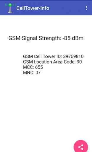 Cell Tower Info and Signal 1