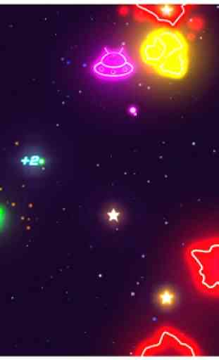 Glow Asteroids Meteor Shooter 3