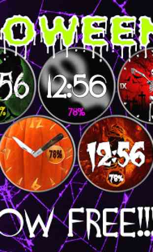 Halloween Watch Face Pack - Now Free 2