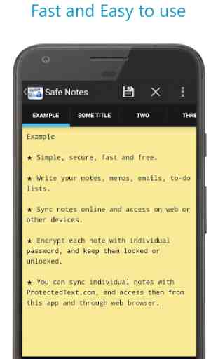 Safe Notes - Secure Ad-free notepad 2