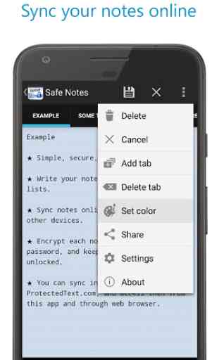 Safe Notes - Secure Ad-free notepad 4