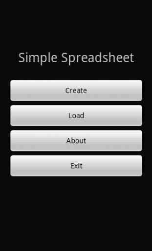 Simple Spreadsheet 2