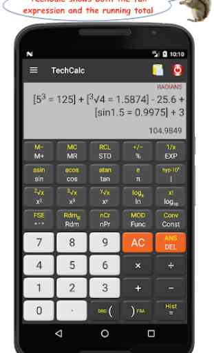 TechCalc Scientific Calculator 1