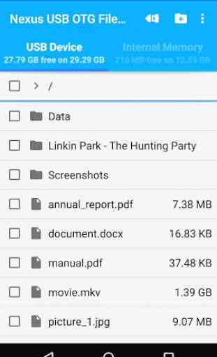 USB OTG File Manager Trial 2