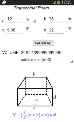 Volume Calculator 2