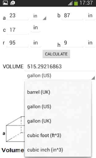 Volume Calculator 4