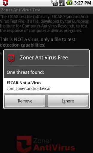 Zoner AntiVirus Test 2