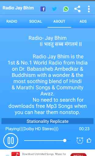 Radio Jay Bhim(HD) No.1 World Radio On Dr Ambedkar 4