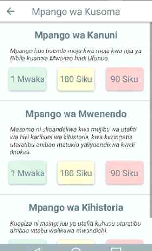 Biblia Takatifu ya Kiswahili 3