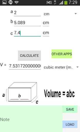 Box Volume Calculator 4
