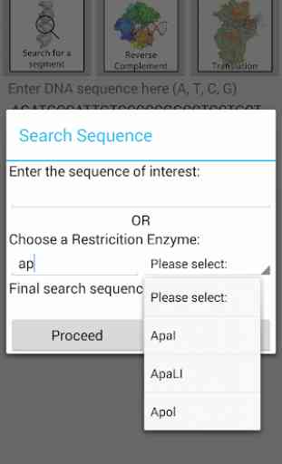 DNA2App - Sequence analyzer 3