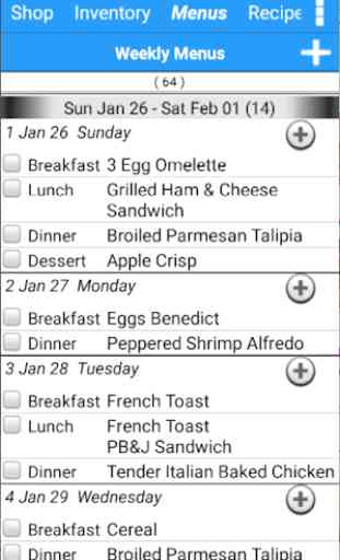 Grocery Tracker Shopping List 3
