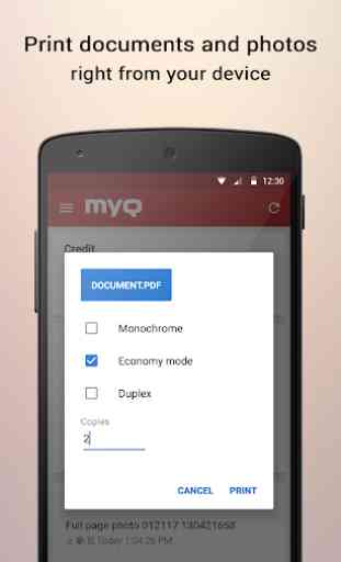 MyQ Mobile Printing 1