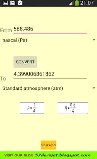 Pressure Converter Equation 1