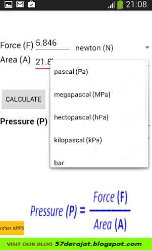 Pressure Converter Equation 3