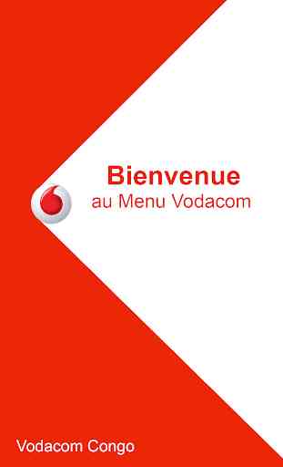 Vodacom Congo Menu 1