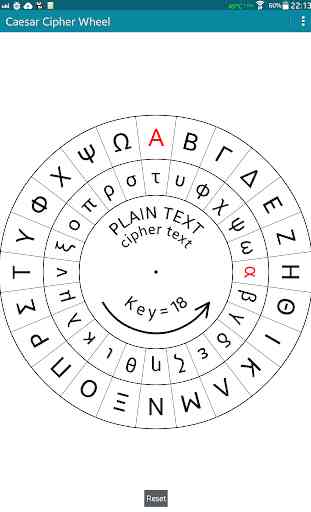 Caesar Cipher Disk 4