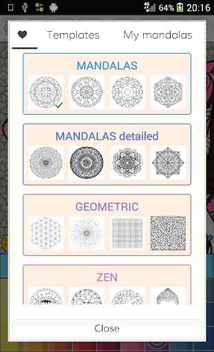 Mandalas coloring pages (+200 free templates) 2