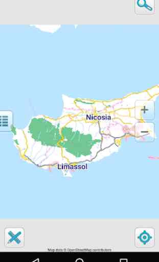 Map of Cyprus offline 1