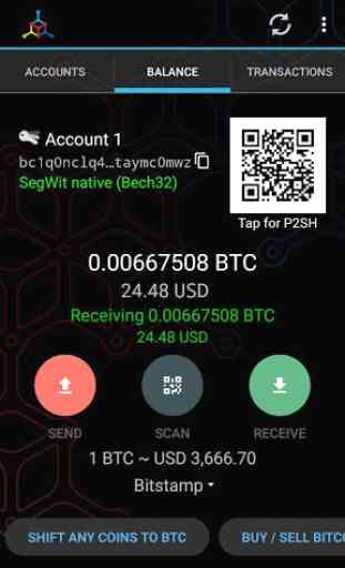 Mycelium Bitcoin Wallet 1