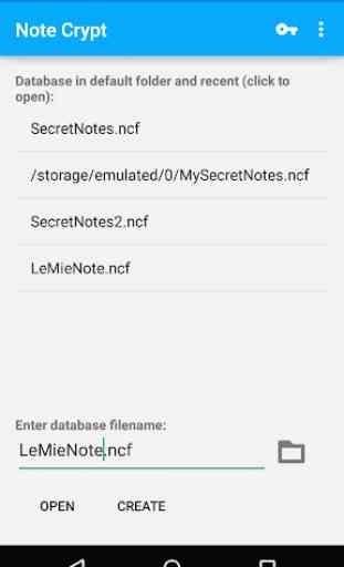 Note Crypt Sicure con Password 2