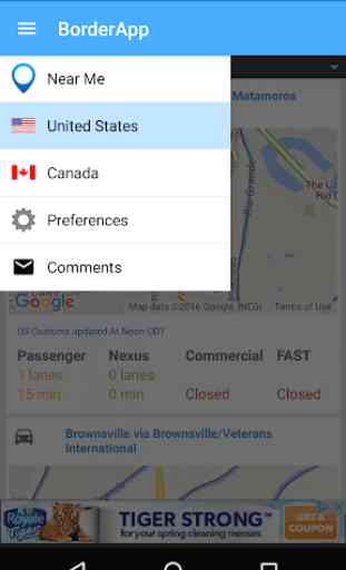 BorderApp - Find the Fastest Border Crossing 4