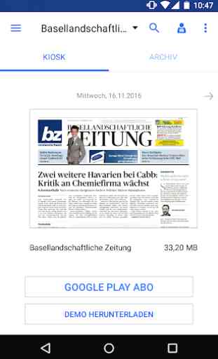 bz - Zeitung für die Region Basel 1