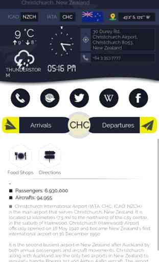 Christchurch Airport (CHC) Info + Flight Tracker 1