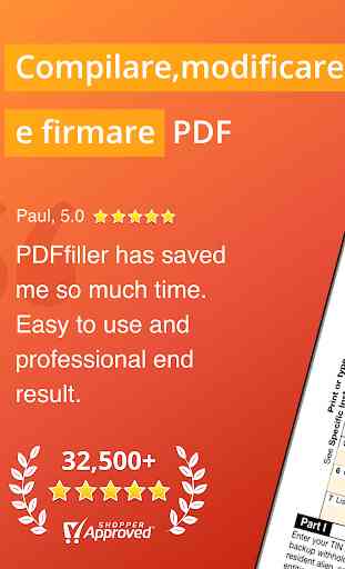 PDFfiller: Modifica, iscriviti e compila PDF 1