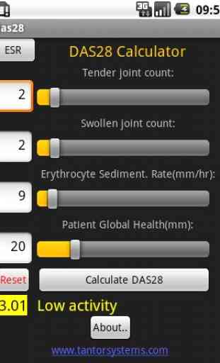 DAS28 - Rheumatoid Arthritis 1