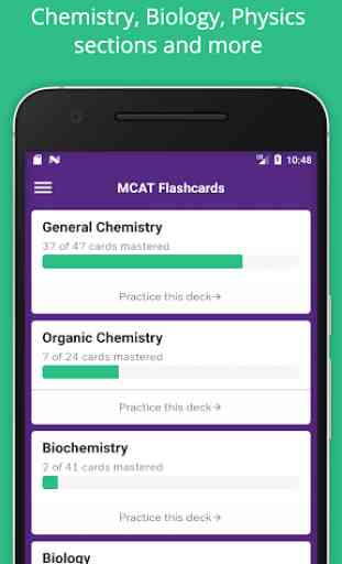 MCAT Prep: MCAT Flashcards 1