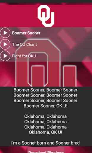 Oklahoma Sooners Ringtones 1