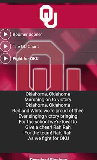 Oklahoma Sooners Ringtones 3