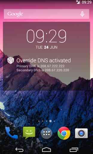 Override DNS (a DNS changer) 2