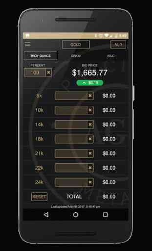 AGD Live Gold Price Calculator 3