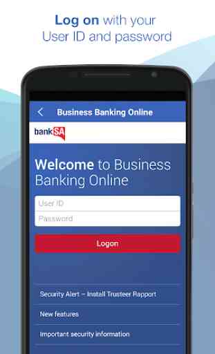 BankSA Business App 1