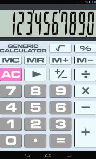 Generic Calculator 4