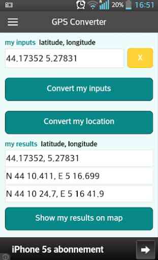 GPS coordinates converter 1