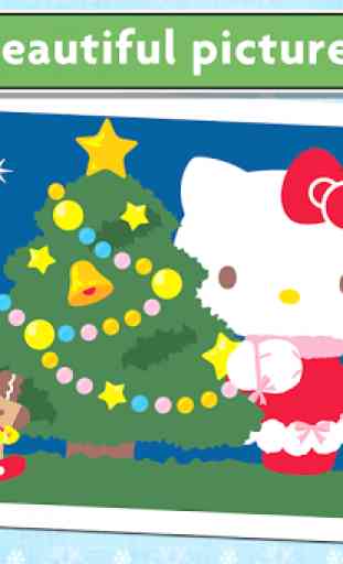 Hello Kitty Christmas Puzzles - Games for Kids  2