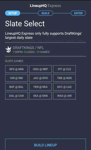 LineupHQ Express: DraftKings Lineups 2