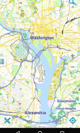 Map of Washington, D.C offline 1