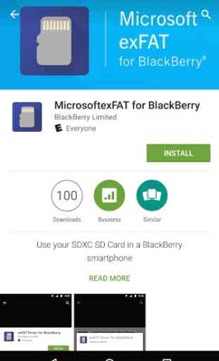 MicrosoftexFAT for BlackBerry 1