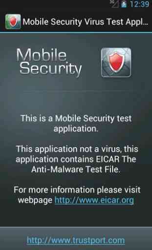 Mobile Security Virus Test 1