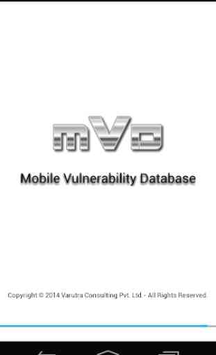 Mobile Vulnerability Db - MVD 1