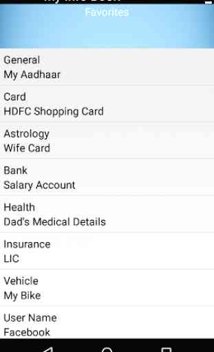 My Info Book - Save Pan Card, Aadhar, GPF, KGID 2