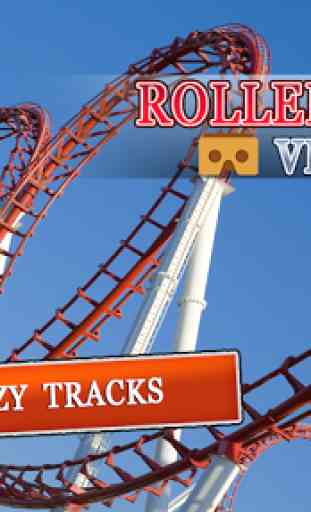 Roller coaster VR Simulator: Cartone Crazy Rider 1
