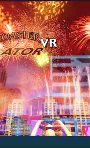 Roller coaster VR Simulator: Cartone Crazy Rider 4