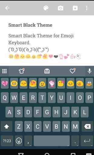 Smart Black Emoji Keyboard 1