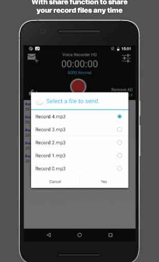 Voice Recorder － mp3 format HD 4