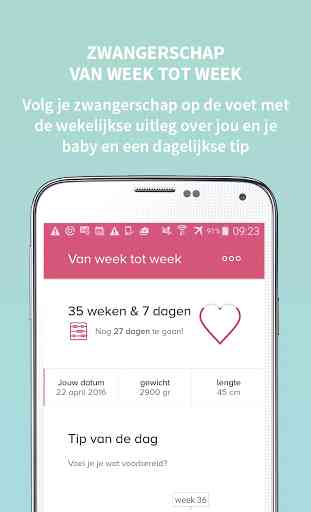 Zwangerschap & baby app 1